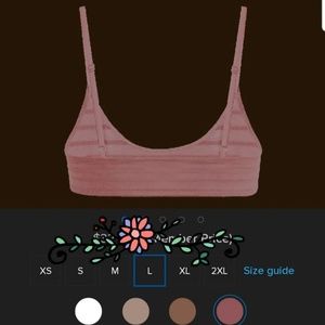 MeUndies SzL Lace Low Scoop Bra